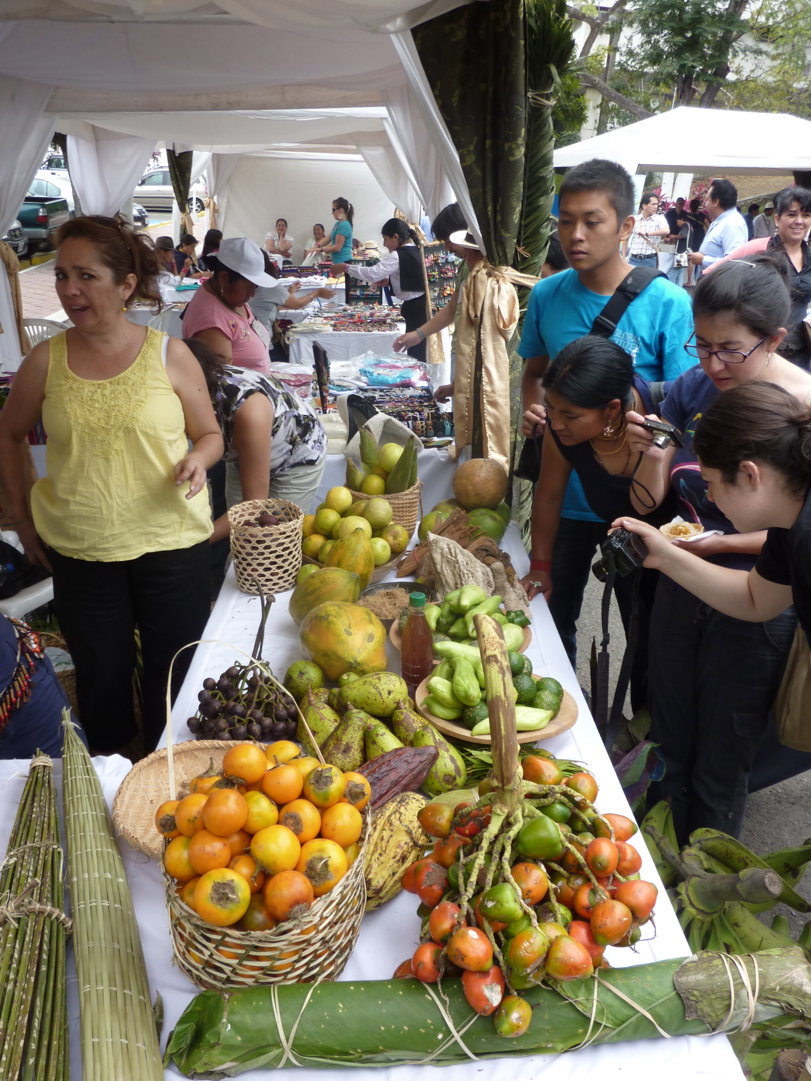 Market of organic goods